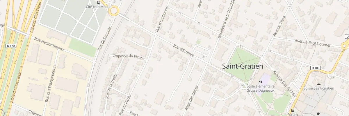 Plan du 55 Rue d’Ermont à Saint-Gratien