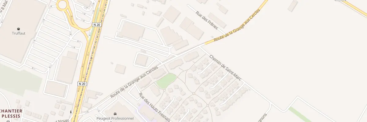 Plan du 8 Rte de la Grange aux Cercles à Ballainvilliers