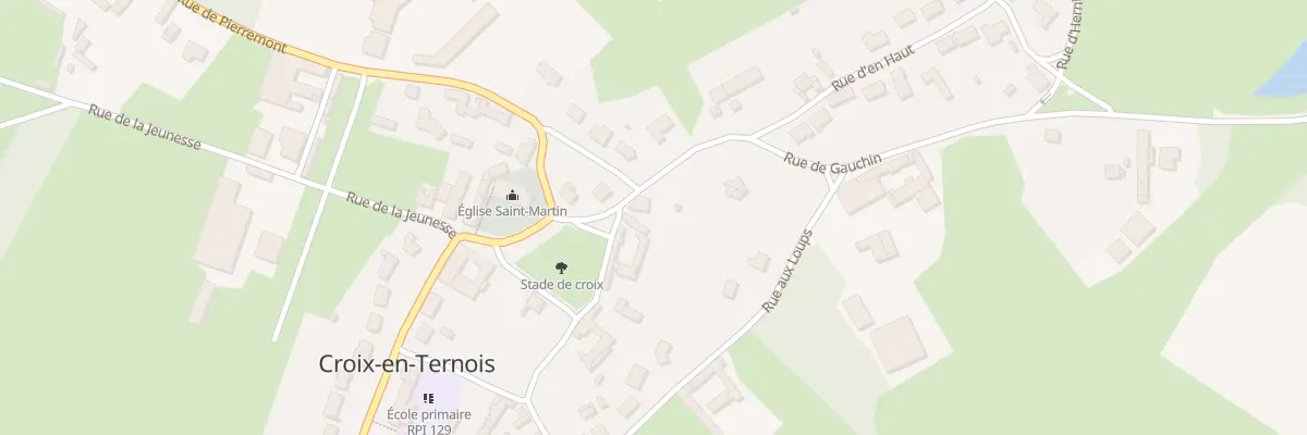 Plan du 45 Rue de Gauchin à Croix-en-Ternois