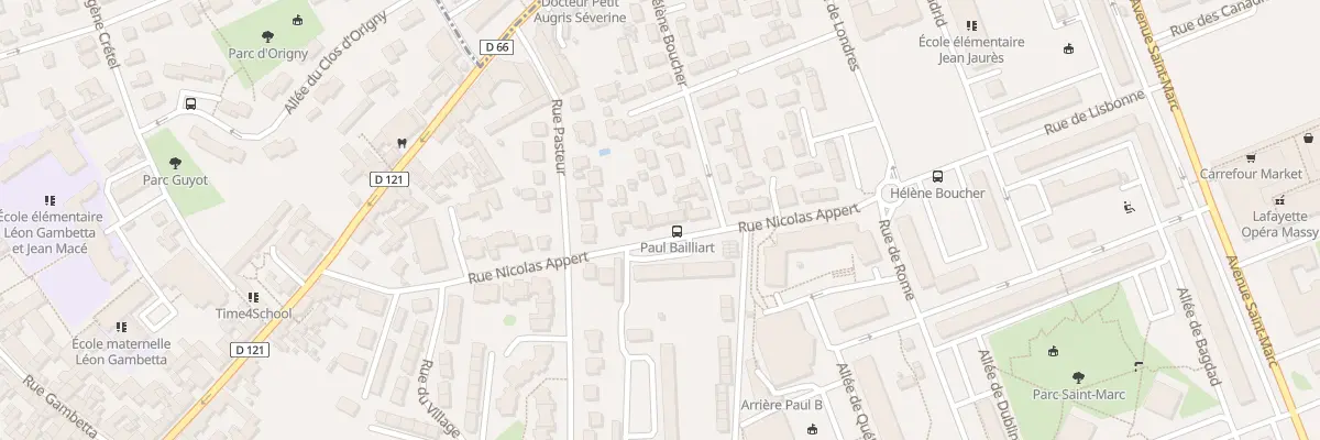Plan du 29 Rue Appert à Massy