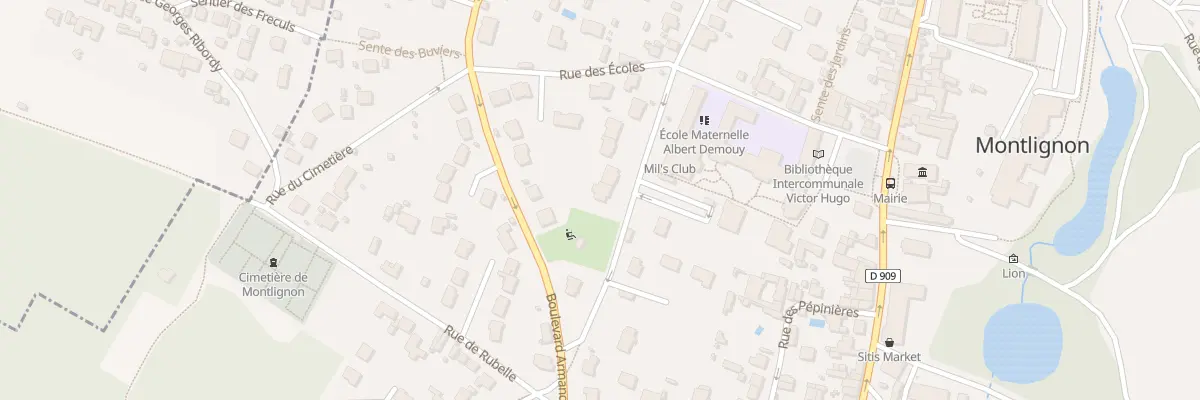 Plan du 1B Rue des Rosiers à Montlignon