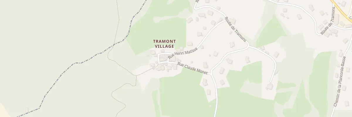 Plan du 9020 Tramont Haut à Aubin
