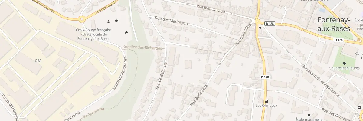 Plan du 18 Rue Boris Vildé à Fontenay-aux-Roses