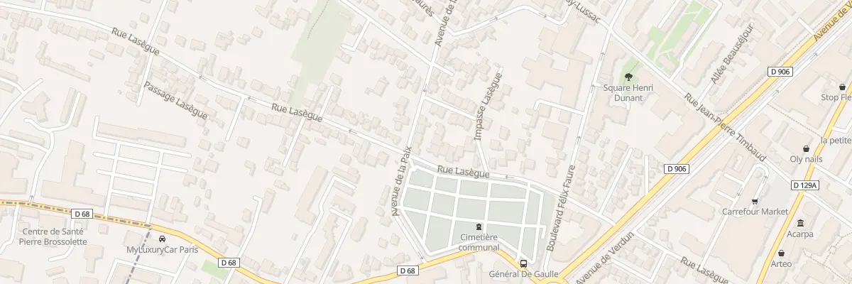 Plan du 62 Rue Lasègue à Châtillon