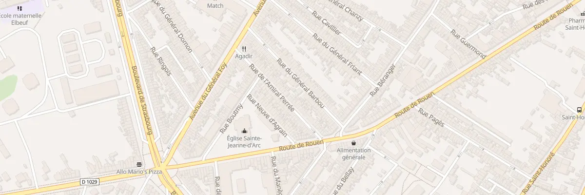 Plan du 38 Rue de l’Amiral Perrée à Amiens