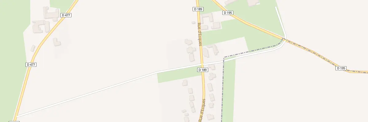 Plan du 434 Rue d’Ecques à Heuringhem