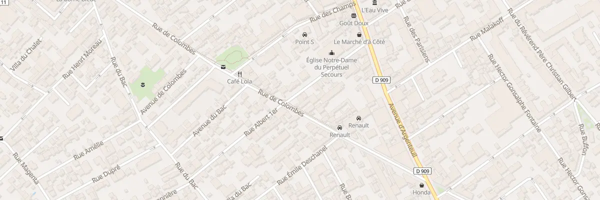 Plan du 50 Rue de Colombes à Asnières-sur-Seine