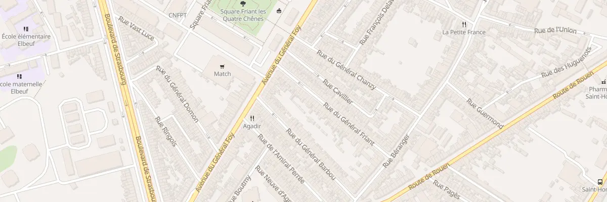 Plan du 53 Rue du Général Friant à Amiens