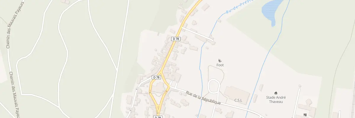 Plan du 104B Rue Pierre Brossolette à Presles