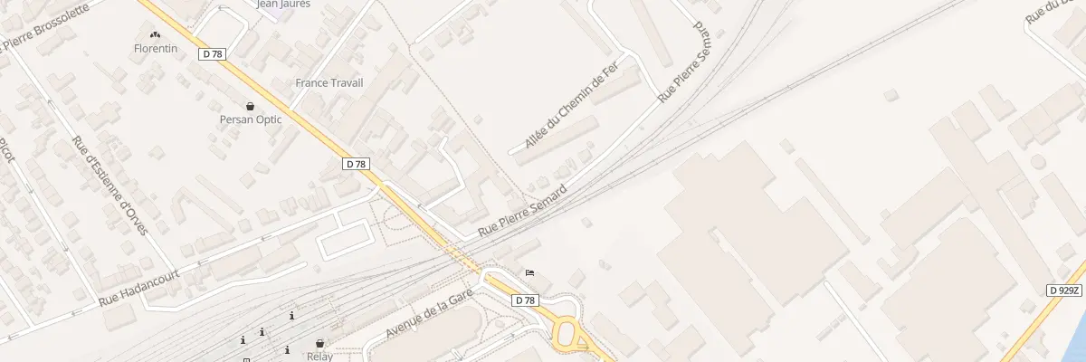 Plan du 3 Rue Pierre Sémard à Persan