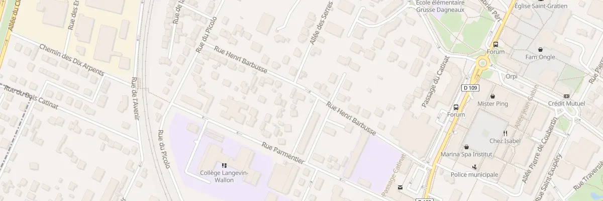 Plan du 11B Rue Henri Barbusse à Saint-Gratien