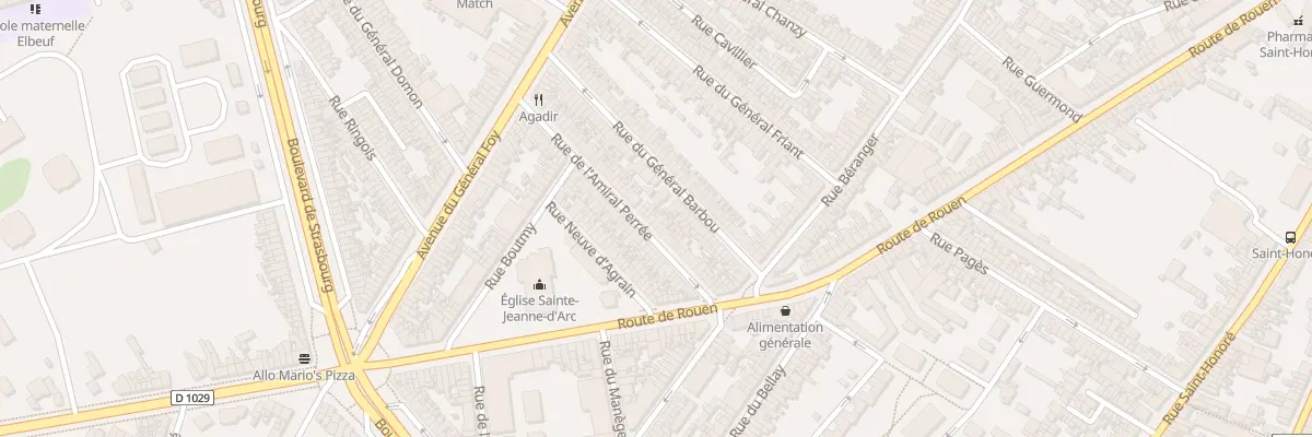 Plan du 34 Rue de l’Amiral Perrée à Amiens
