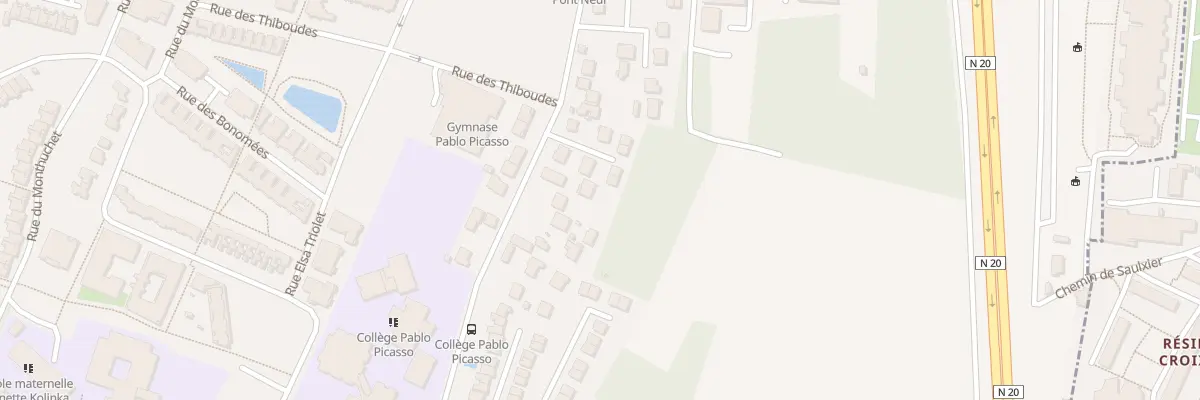 Plan du 25 Rue du Pont Neuf à Saulx-les-Chartreux