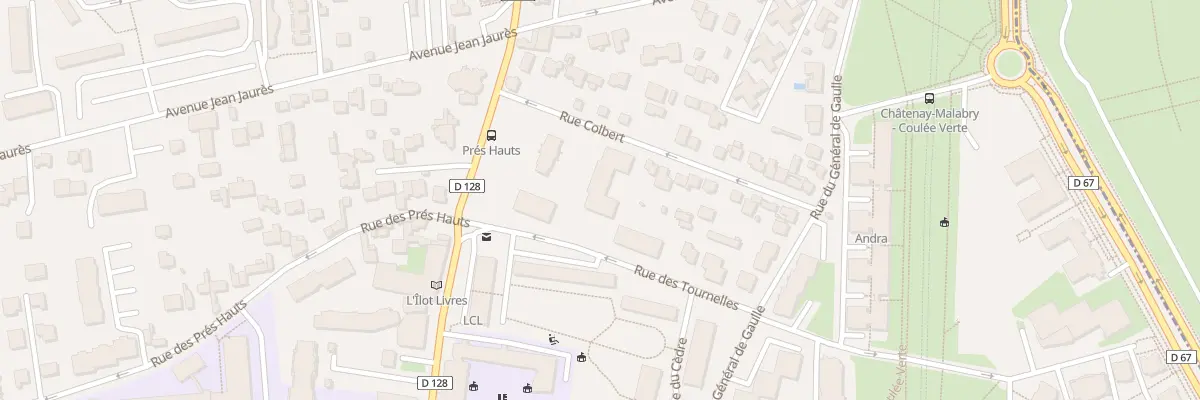 Plan du 2 Rue Colbert à Châtenay-Malabry