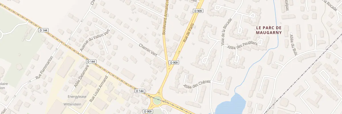 Plan du 11 Rue de Paris à Montlignon
