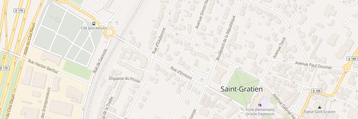 Plan du 12 Rue d’Ermont à Saint-Gratien