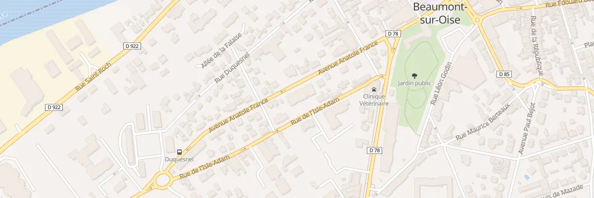 Plan du 14 Rue de l’Isle Adam à Beaumont-sur-Oise