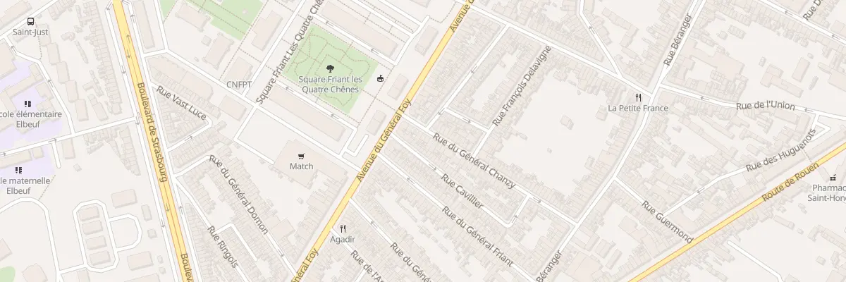 Plan du 69 Rue du Général Chanzy à Amiens