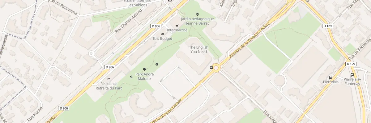 Plan du 28B Av de la Division Leclerc à Châtillon