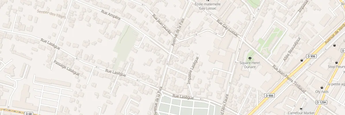 Plan du 71 Av de la Paix à Châtillon