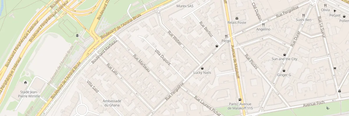 Plan du 6B Vla Dupont à Paris 16e Arrondissement