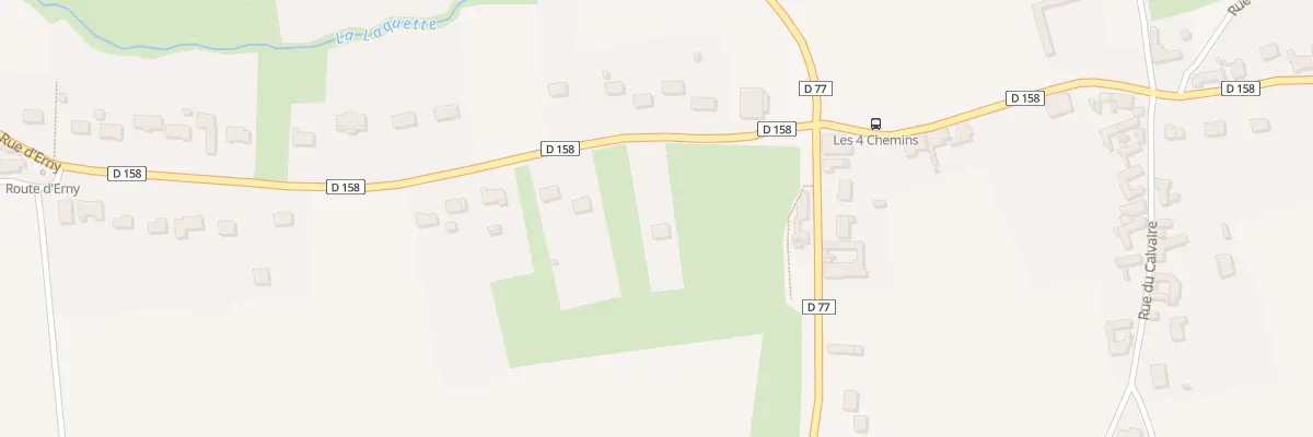 Plan du 7 Rue d’Erny à Enquin-lez-Guinegatte