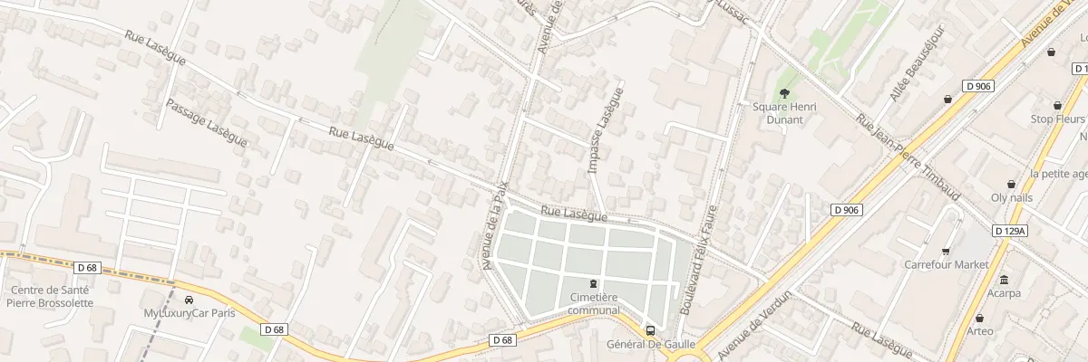 Plan du 60 Rue Lasègue à Châtillon
