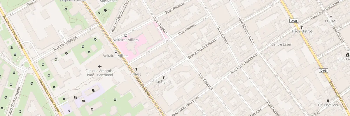 Plan du 13 Rue Aristide Briand à Levallois-Perret