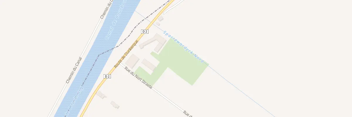 Plan du 15 Rte de Dunkerque à Brouckerque