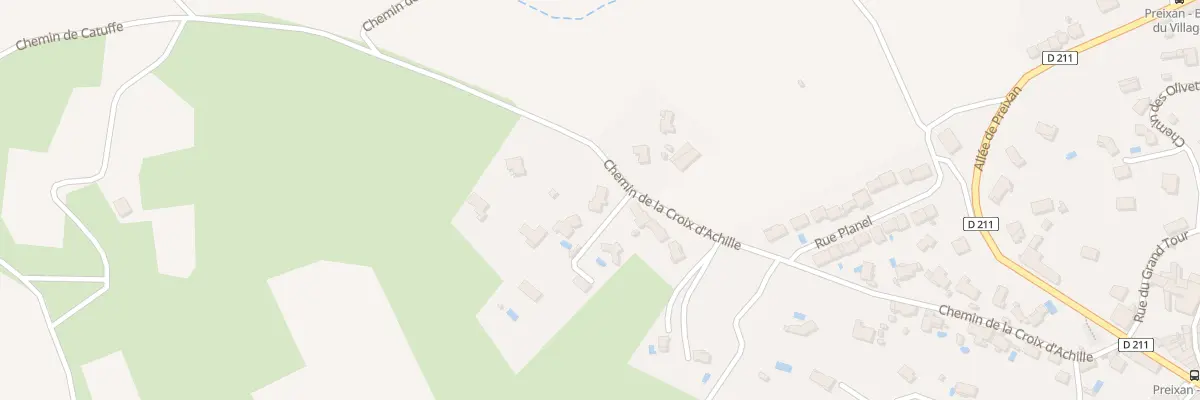 Plan du 2 Imp des Genêts à Preixan