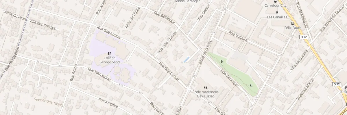 Plan du 38 Rue Gay Lussac à Châtillon
