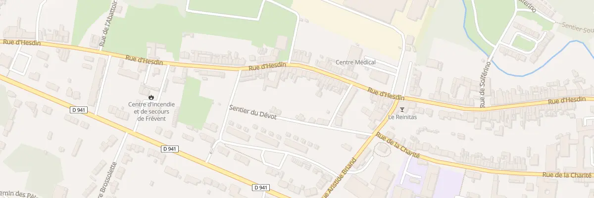 Plan du 127 Rue d’Hesdin à Frévent