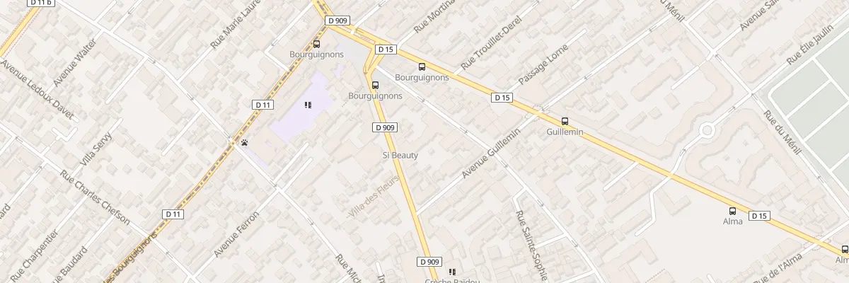 Plan du 97 Rue du R P Ch Gilbert à Asnières-sur-Seine