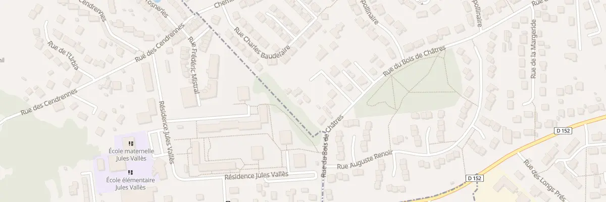 Plan du 232 Rue du Bois de Châtres à Brétigny-sur-Orge