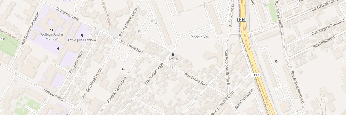Plan du 94 Rue Victor Hugo à Asnières-sur-Seine