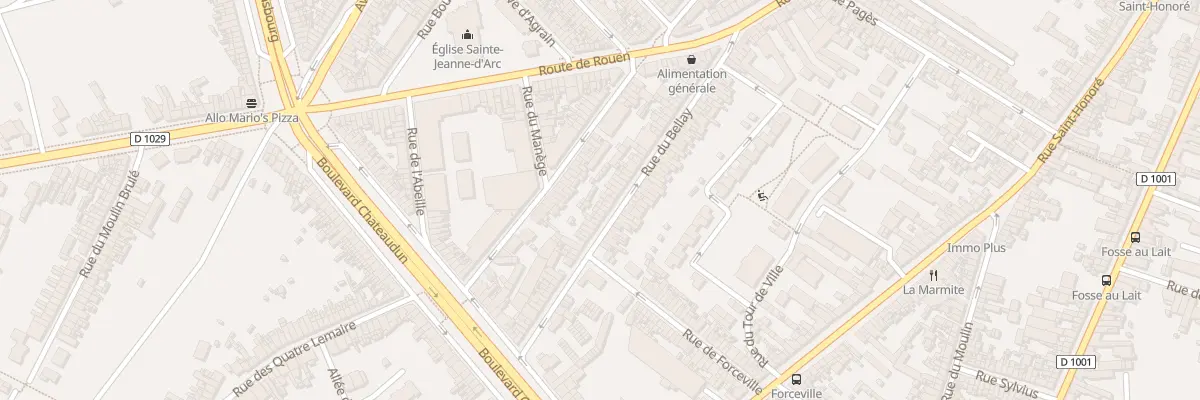 Plan du 62 Rue du Bellay à Amiens