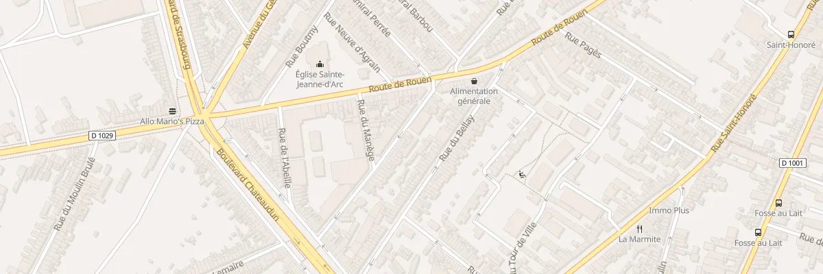 Plan du 25 Rue Alfred Lemaire à Amiens