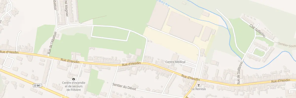 Plan du 148 Rue d’Hesdin à Frévent