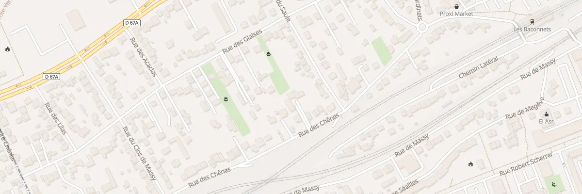 Plan du 48 Rue des Chênes à Antony