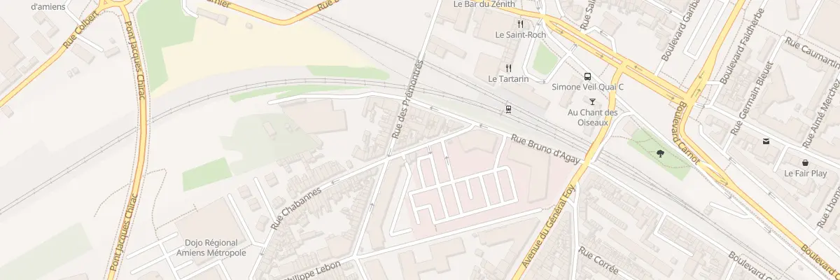 Plan du 12B Rue Chabannes à Amiens