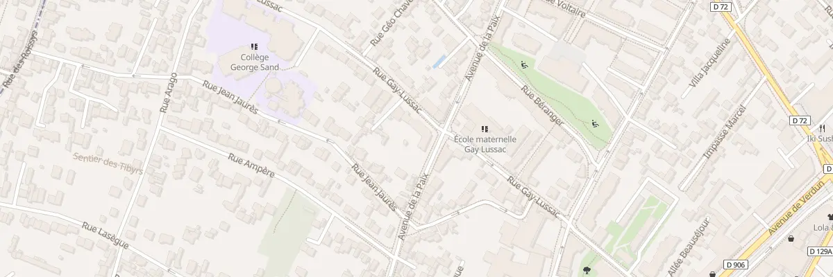 Plan du 27 Rue Gay Lussac à Châtillon