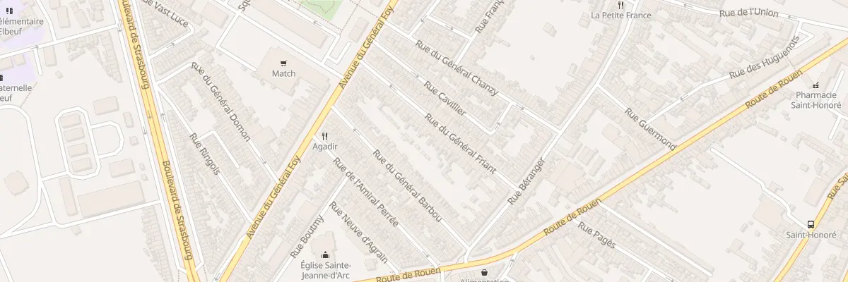 Plan du 37 Rue du Général Friant à Amiens