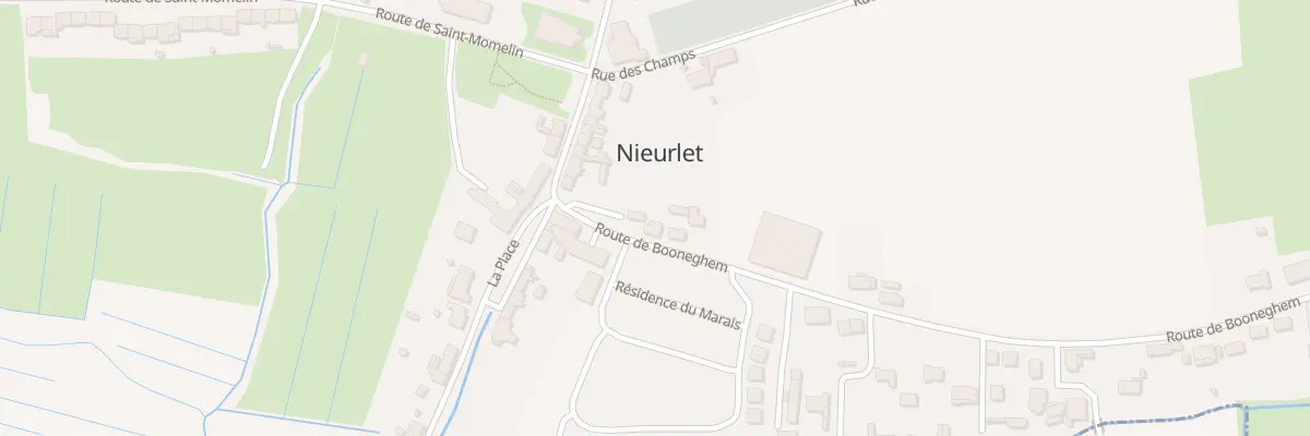 Plan du 3 Rte de Booneghem à Nieurlet