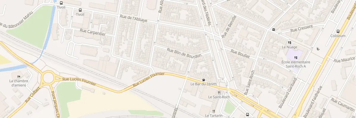 Plan du 21 Rue Blin de Bourdon à Amiens