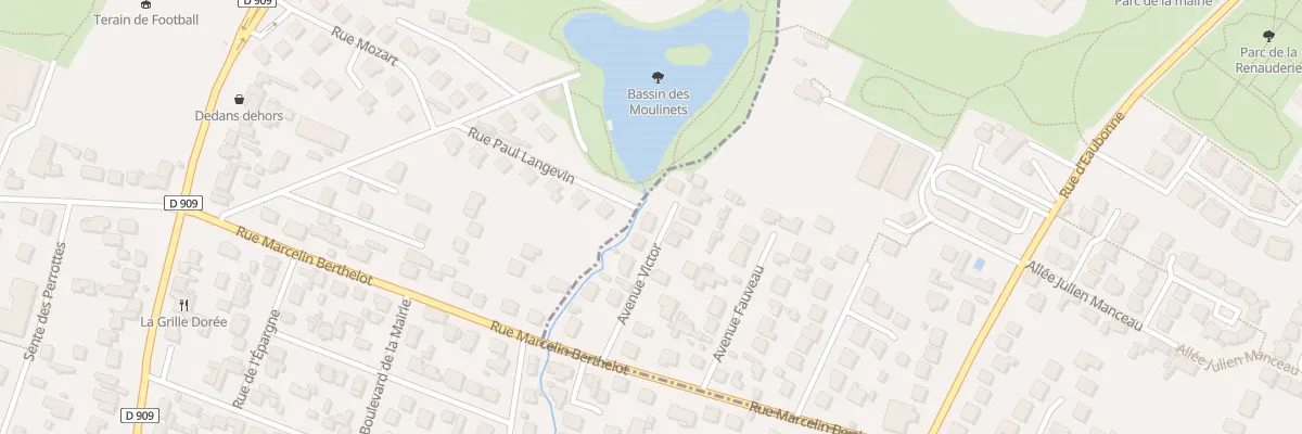 Plan du 5 Av Victor à Margency