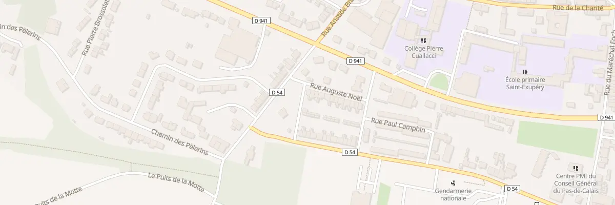 Plan du 23 Rue Auguste Noel à Frévent