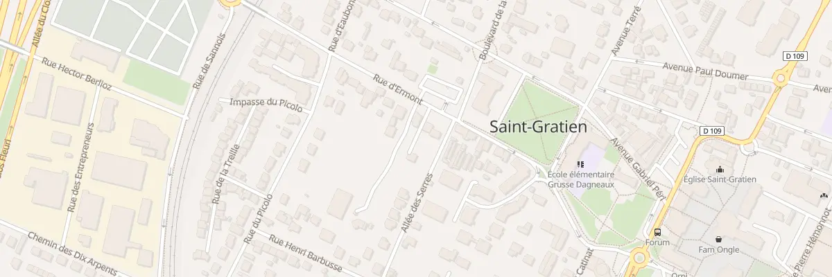 Plan du 39B Rue d’Ermont à Saint-Gratien