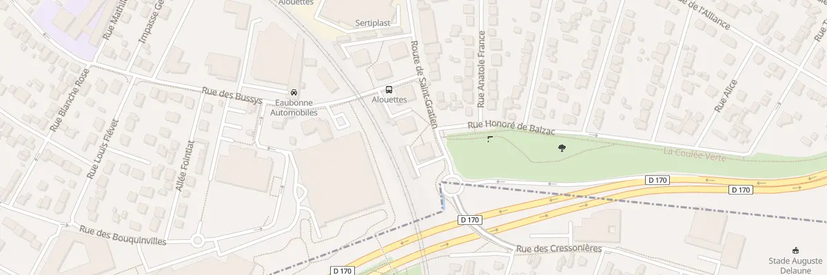 Plan du 110 Rue des Bussys à Eaubonne
