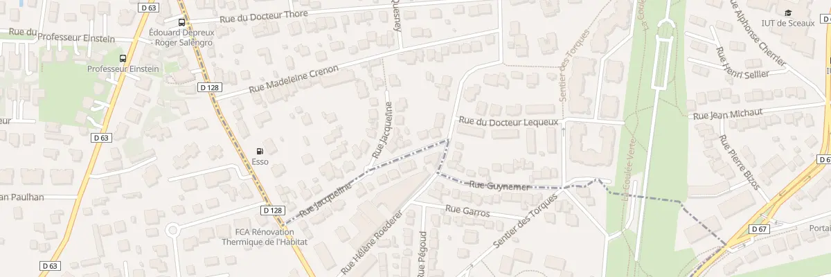 Plan du 6 Rue Marguerite à Sceaux
