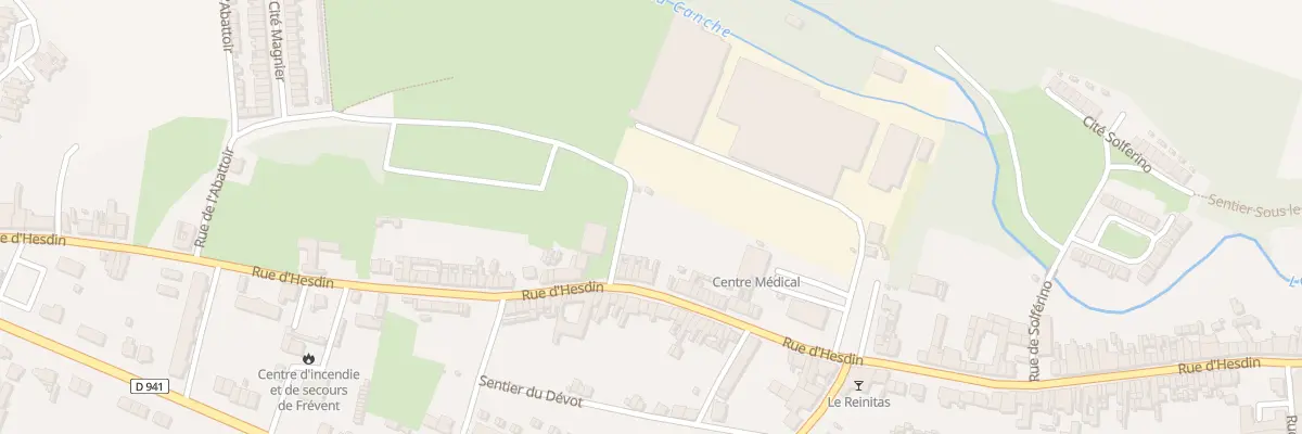 Plan du 144 Rue d’Hesdin à Frévent
